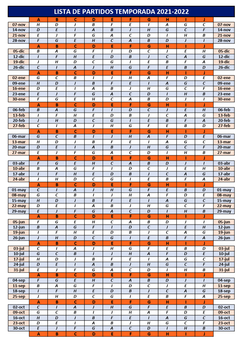 cuadro dobles tenis de domingo 2021 2022 club de tenis alacant